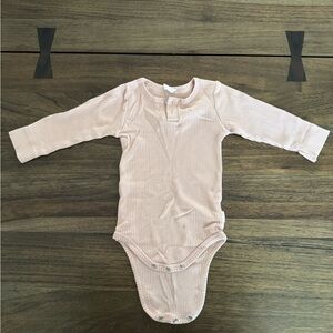 Jamie Kay Essentials Henley long sleeve Ribbed Bodysuit